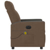 Massagestoel Stof Bruin