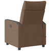 Massagestoel Stof Bruin