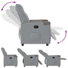 Fauteuil Stof Lichtgrijs