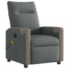 Massagestoel Stof Donkergrijs
