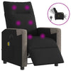 Massagestoel Stof Zwart
