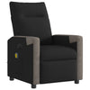 Massagestoel Stof Zwart