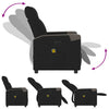 Massagestoel Stof Zwart