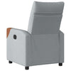 Fauteuil Verstelbaar Stof Lichtgrijs