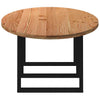 Eettafel Ovaal Massief Eikenhout Lichtbruin