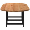 Eettafel Ovaal Massief Eikenhout Lichtbruin