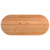 Eettafel Ovaal Massief Eikenhout Lichtbruin