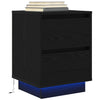 Nachtkastje Met Led-Verlichting 38X34X