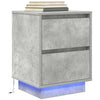 Nachtkastje Met Led-Verlichting 38X34X