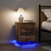 Nachtkastje Met Led-Verlichting 38X34X