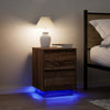 Nachtkastje Met Led-Verlichting 38X34X