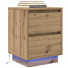 Nachtkastje Met Led-Verlichting 38X34X