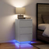 Nachtkastje Met Led-Verlichting 38X34X