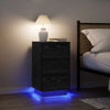 Nachtkastje Met Led-Verlichting 38X34X