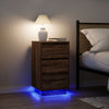 Nachtkastje Met Led-Verlichting 38X34X