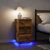 Nachtkastje Met Led-Verlichting 38X34X