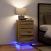 Nachtkastje Met Led-Verlichting 38X34X