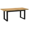 Eettafel Noain A-Vormige Poten 180X90X75 Cm Massief Hout