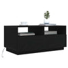 Salontafel Met Led-Verlichting 90X49X40 Cm