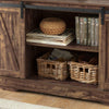 Sideboard – Aufbewahrungsschrank – Beistelltisch – Braun – Spanplatte – 120 x 40 x 70 cm 