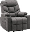 MCombo 7286 Elektrische Sta‑Op Relaxfauteuil – Grijs Stof of Bruin Microvezel