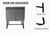 Luxe Relaxstoel met Hocker 0014 – Velvet Grijs – Ergonomisch & Comfortabel