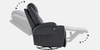 MCombo 7050 Massagesessel – Echtleder mit Heizung, Massage &amp; 360° Drehfunktion