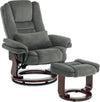 MCombo 9099 Relaxsessel mit Hocker – Drehbar &amp; Verstellbar – In 3 stylischen Varianten