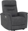 MCombo relaxfauteuil met relaxfunctie, elektrisch verstelbare TV-fauteuil, TV Stoel met 160° Ligfunctie, relaxfauteuil, USB & zijvak, fauteuil woonkamer relax, 7077 (Donkergrijs)