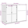 Tuinschuur 225x89x161 cm gegalvaniseerd staal antracietkleurig