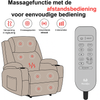 MCombo 7061 Relaxsessel – Elektrisch verstellbarer Massagesessel mit Heizung
