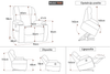 MCombo 7040 Elektrische Relaxstoel met Opstahulp – Massage, Verwarming & USB