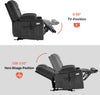 MCombo TV-fauteuil elektrisch verstelbaar 7008, relaxfauteuil met relaxfunctie, TV-fauteuil met massage- & warmtefunctie, USB & bekerhouder, woonkamer