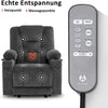 MCombo TV-fauteuil elektrisch verstelbaar 7008, relaxfauteuil met relaxfunctie, TV-fauteuil met massage- & warmtefunctie, USB & bekerhouder, woonkamer